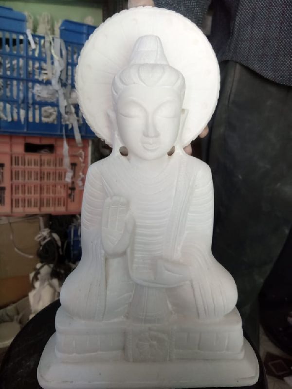 Polished Carved Soapstone Buddha Statue, Packaging Type : Carton Box