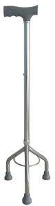 Aluminum Aluminium Tripod Walking Stick, Pattern : Plain