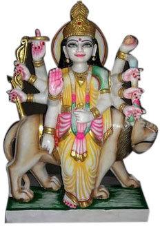 30 Inch Marble Durga Mata Statue, Pattern : Printed, Packaging Type : Carton Box