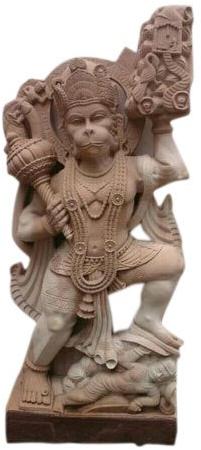 Handmade Marble Hanuman Statue