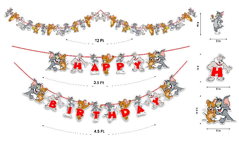 Tom and Jerry Birthday Decoration