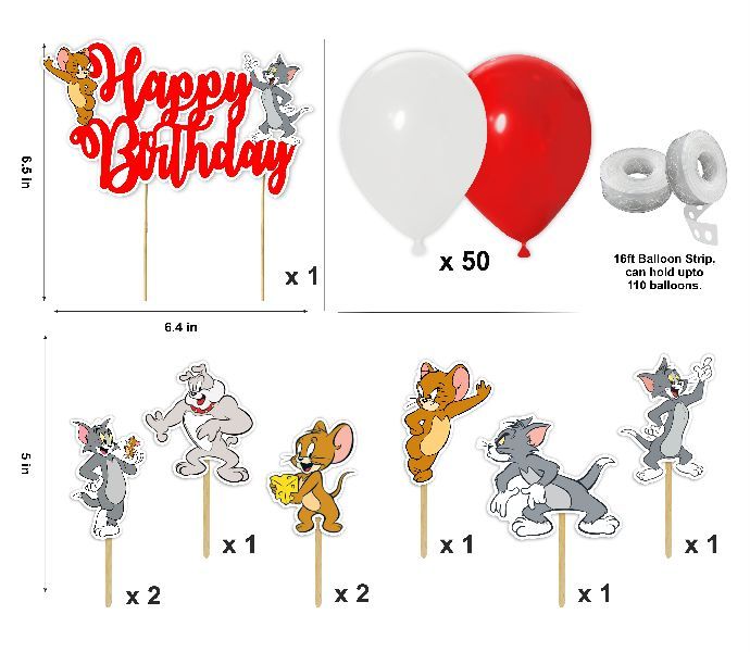 Tom and Jerry Birthday Decoration