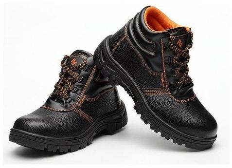 PU Leather safety shoes, for Constructional, Industrial Pupose, Size : 10, 11, 12, 7, 8, 9