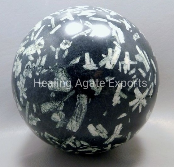 200 gram Chinese writing stone ball, Shape : Round
