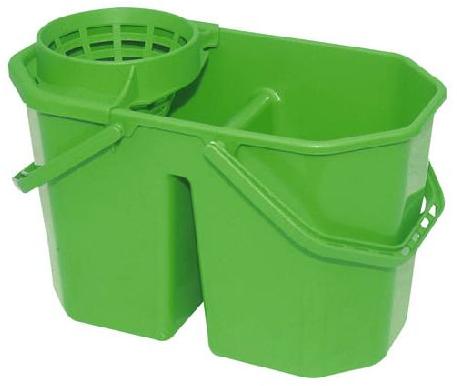 Plastic 15 Liter Mop Bucket, for Domestic, Industrial