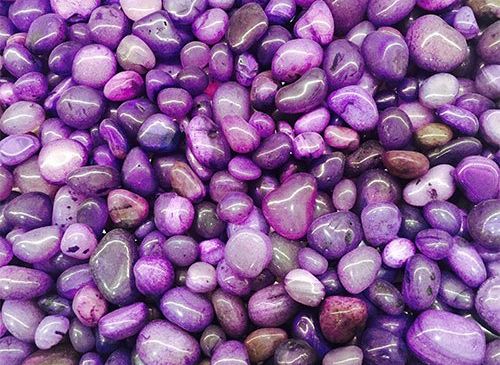 Purple Pebble Stone, for Kitchen Top, Staircase, Walls Flooring, Feature : Stain Resistance, Washable