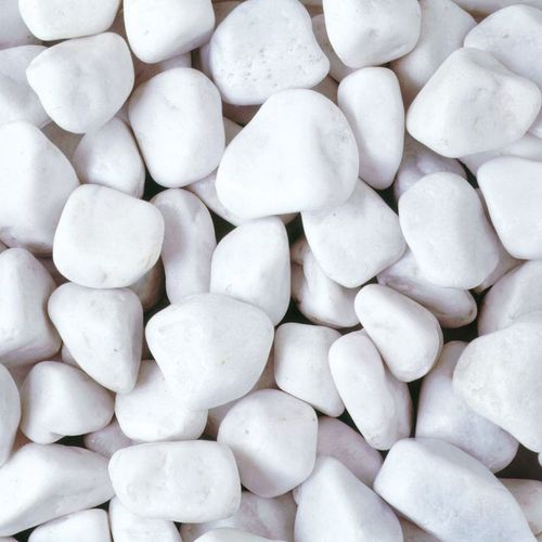 White Pebble Stone, for Kitchen Top, Staircase, Walls Flooring, Feature : Stain Resistance, Washable