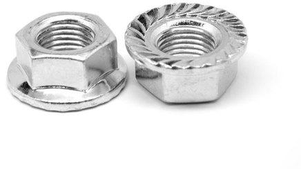 Stainless Steel Flange Nuts, Size : 0.5 Inch