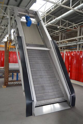 Automatic Electric Stainless Steel Mechanical Step Screen, Feature : Corrosion Resistant, High Quality