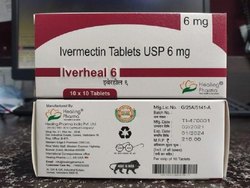 Iverheal 6 Ivermectin 6 mg Tablet, Shelf Life : 3 Yrs