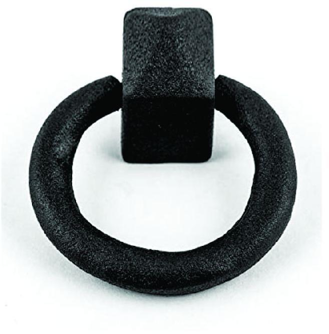 208 Black Iron Cabinet Rings, Style : Antique