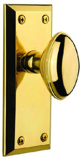 272 Brass Plate Door Knob
