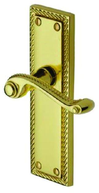 281 Brass Plate Door Handle