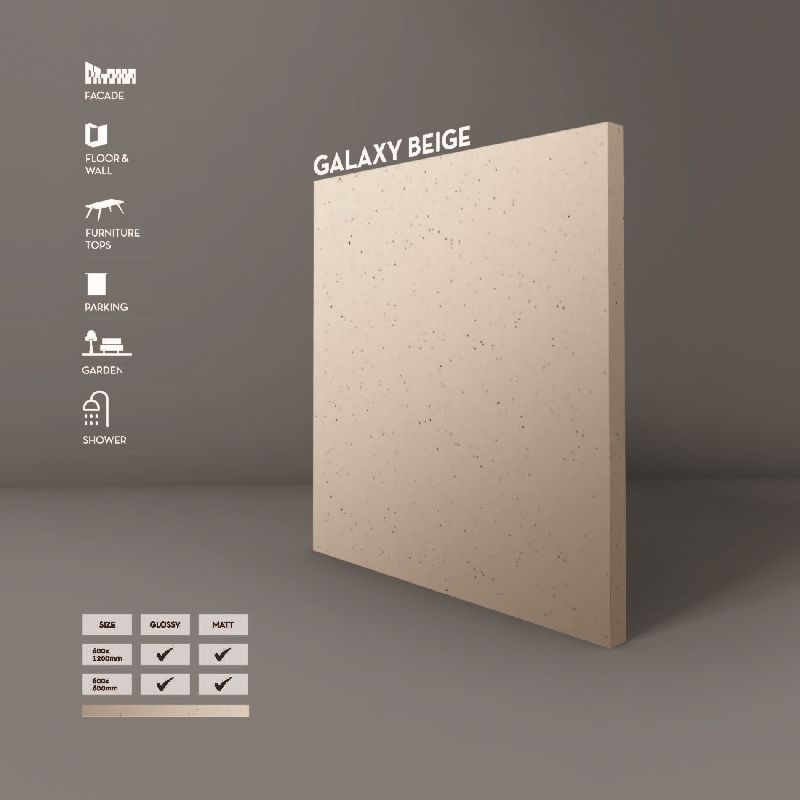 Square Galaxy Beige Full Body Tiles, for Construction