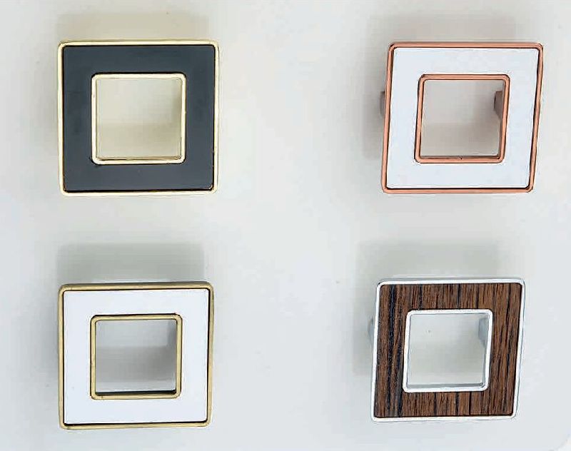 2 Square Fancy Drawer Knobs