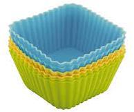 Seven Seas Square Silicone Cupcake Mould