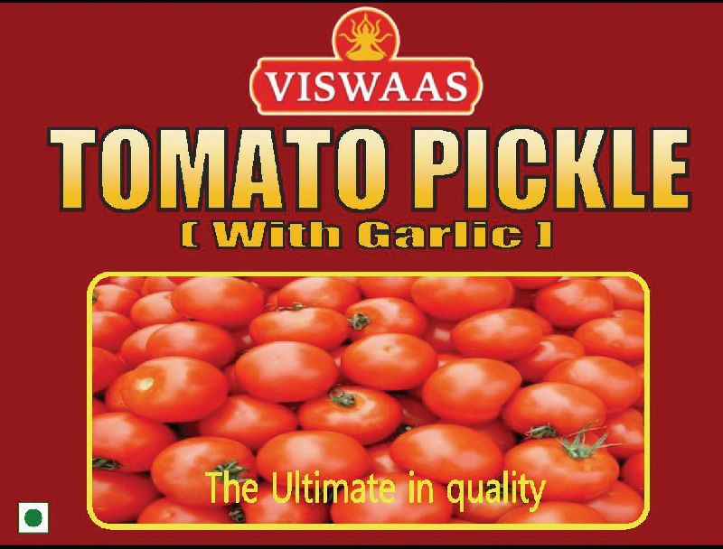 Viswaas Tomato Pickle, for Home, Hotel, Restaurants, Certification : FASSI