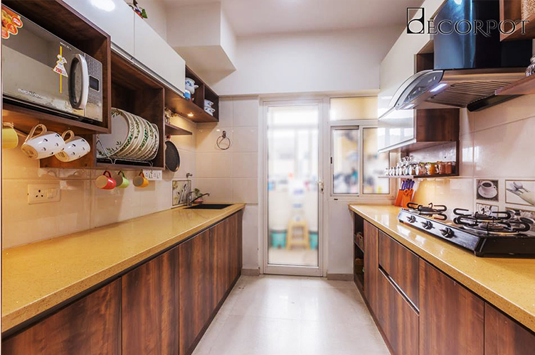 Parallel Kitchen Interior Designing Services, Style : Modern