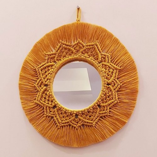 Handicraft Glass Mirror, for Household, Hotels, Packaging Type : Packet