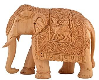 Wooden Elephant Statue