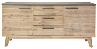 Anshul Handicrafts Plain Wooden Furniture Side Board, Size : -140x45x80 CMS