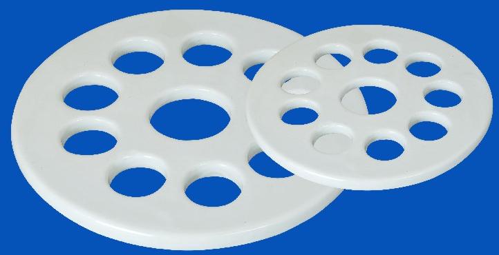 Porcelain Desiccator Plate with Medium Holes