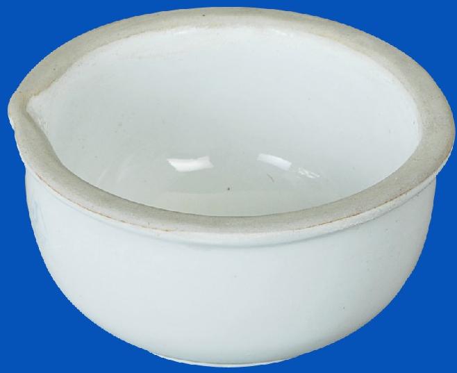 Plain Porcelain Mercury Trough Bowl, Capacity : 100 ml