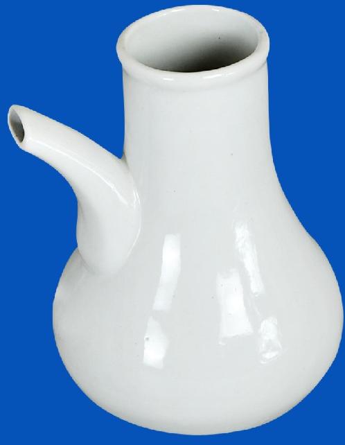 Porcelain Nelson Inhaler, Color : White