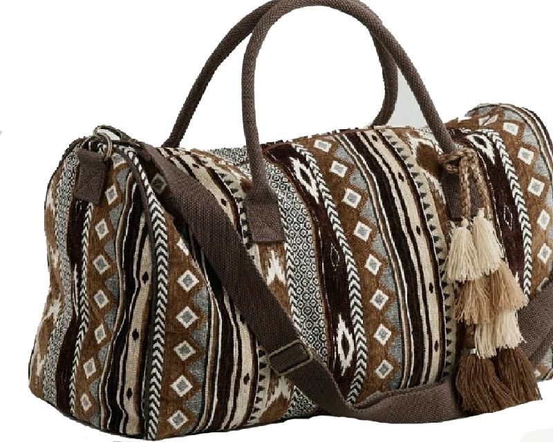 Cotton Duffle Bags, Pattern : Printed