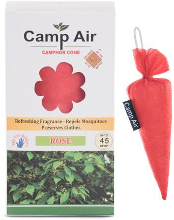 Camp Air Rose Camphor Cone