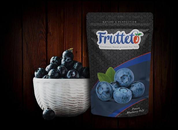 FROZEN BLUEBERRY PULP, Packaging Type : LDPE bags, Drums