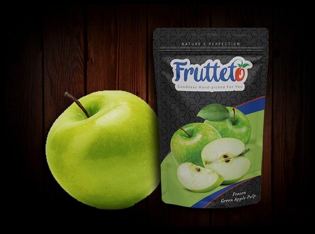 FROZEN GREEN APPLE PULP, Packaging Type : LDPE bags, Drums