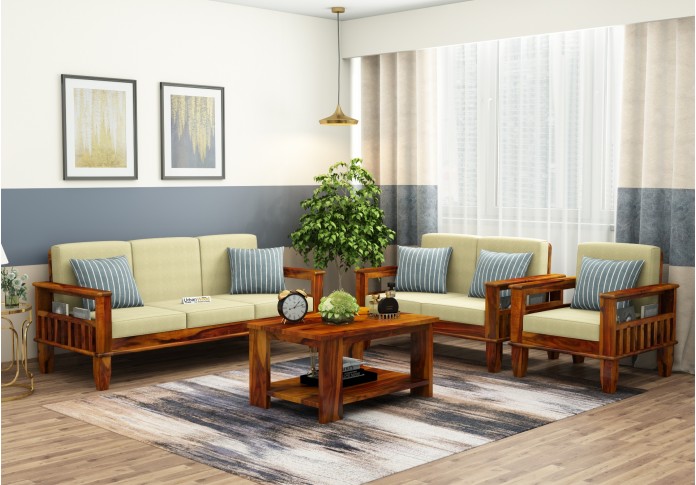 UrbanWood Freshlyn Wooden Sofa Set