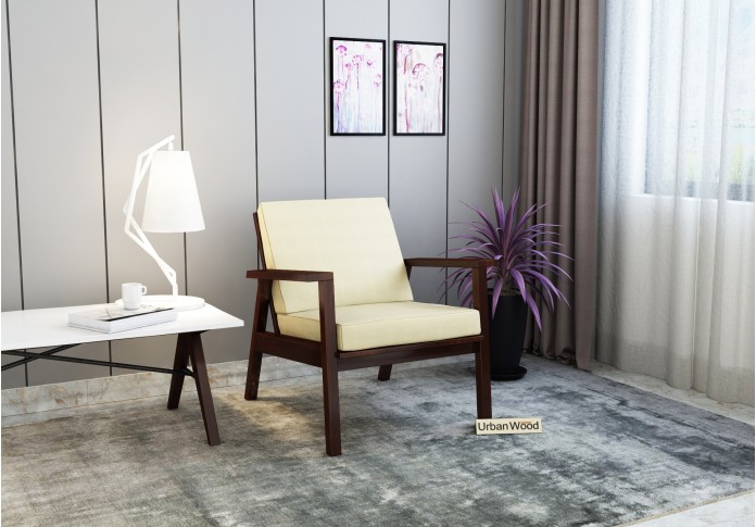 Cotton Rouge Arm Chair, Color : Sepia Cream