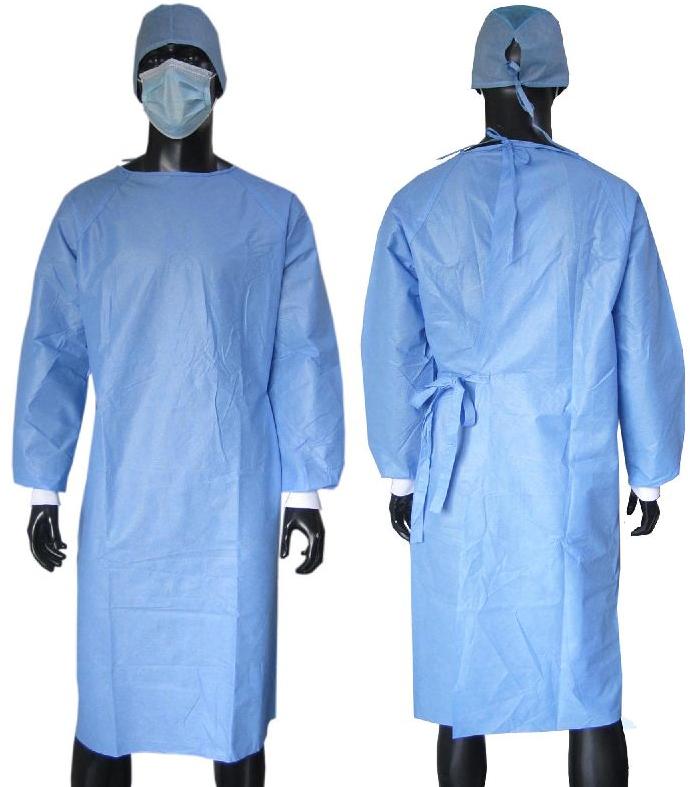 SARS Plain Surgical Gown, Feature : Anti-Wrinkle, Comfortable