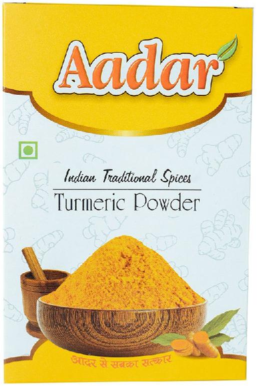 Aadar Turmeric Powder 100gm Box, Grade : Food Grade
