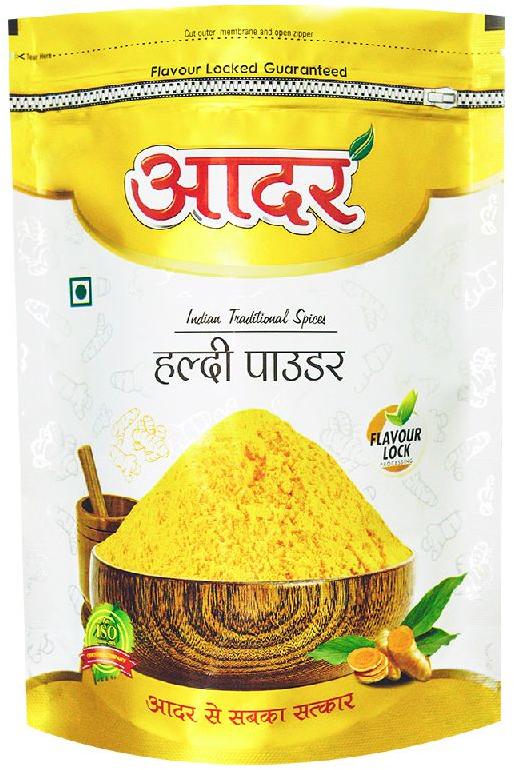 Aadar Turmeric Powder 100gm Pouch, Certification : FSSAI Certified