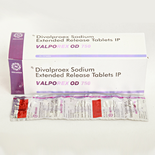  Valporex OD 750 tab, Packaging Type : alu alu