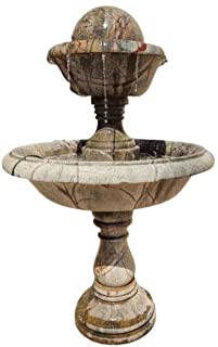 Round Polished Bidasar Sandstone Fountain, for Garden, Outdoor, Design : Classy