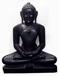 Polished Plain Black Marble Buddha Statue, Packaging Type : Carton Box