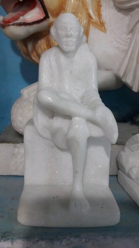 Plain Marble Sai Baba Statue, Packaging Type : Thermocol Box, Carton Box, Cardboard Box
