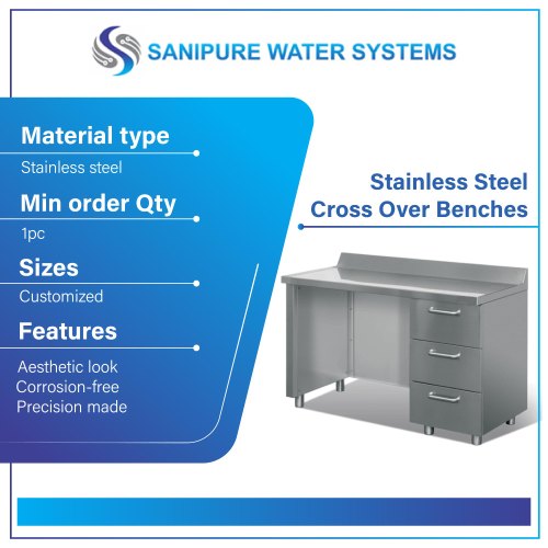 Stainless steel Cross Over Bench