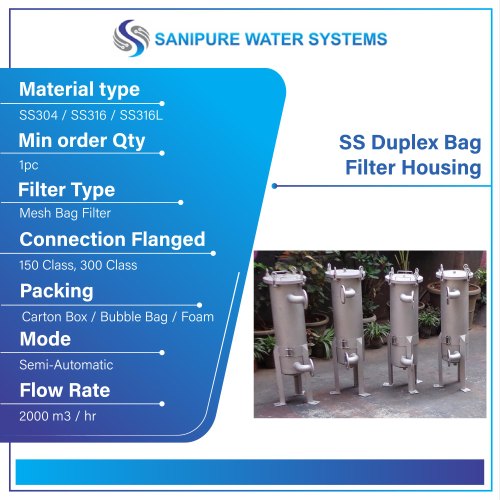 SWS Round Stainless Steel Duplex Filter