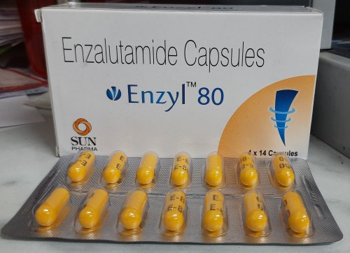 Enzyl Enzalutamide 80mg Capsules, Grade Standard : Medicine Grade