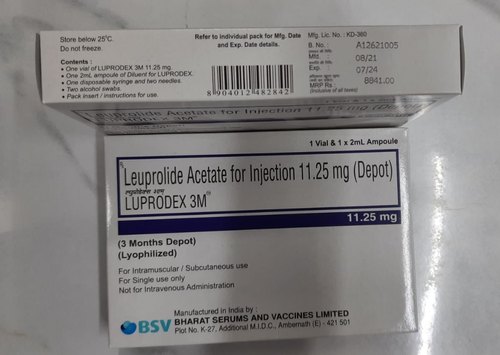 Luprodex 11.25 3M Injection, Packaging Size : Vial