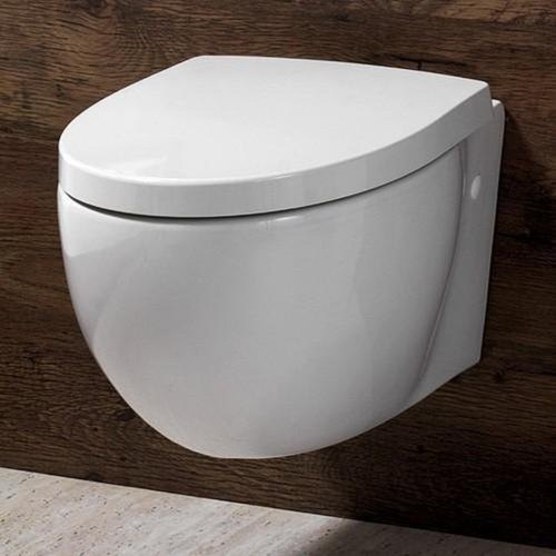 Ceramic Toilet Commode, Color : White