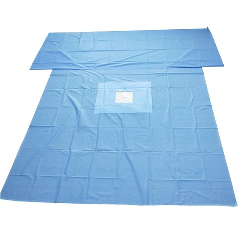 C.k Traders Non Woven Surgical Hole Towel, Size : 6x3 inch