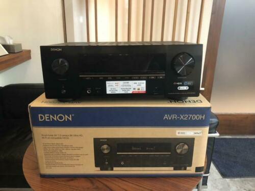 Denon AVR-X2700H 8K Ultra HD 7.2 Channel (95 Watt X 7) AV Receiver 2020 Model - Built for Gaming, Mu