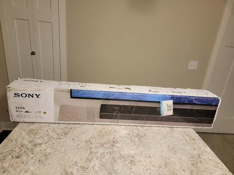 Sony HT-A5000 5.1.2ch Dolby Atmos Sound Bar Surround Sound Home Theater with DTS:X and 360 Reality A