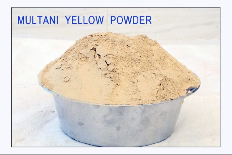 Yellow Multani Mitti Powder, for Anti-acne Pimples, Blackhead Removal, Face, Skin Care, Feature : Anti-wrinkle